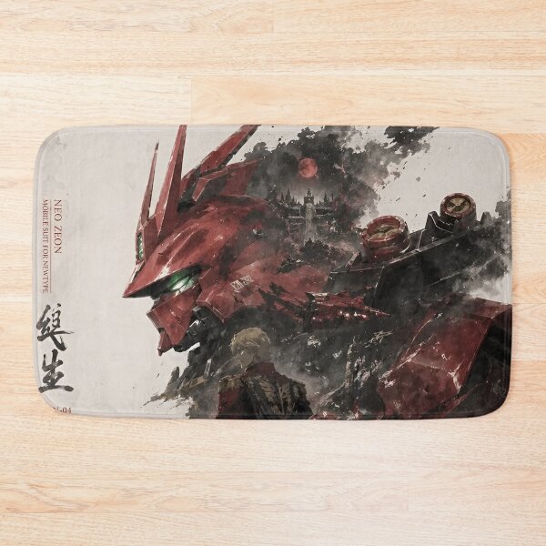 Item preview, MSN-04 Sazabi Gundam Art – Char Aznable Neo Zeon Mecha Anime Watercolor Illustration designed and sold by Dyan4.