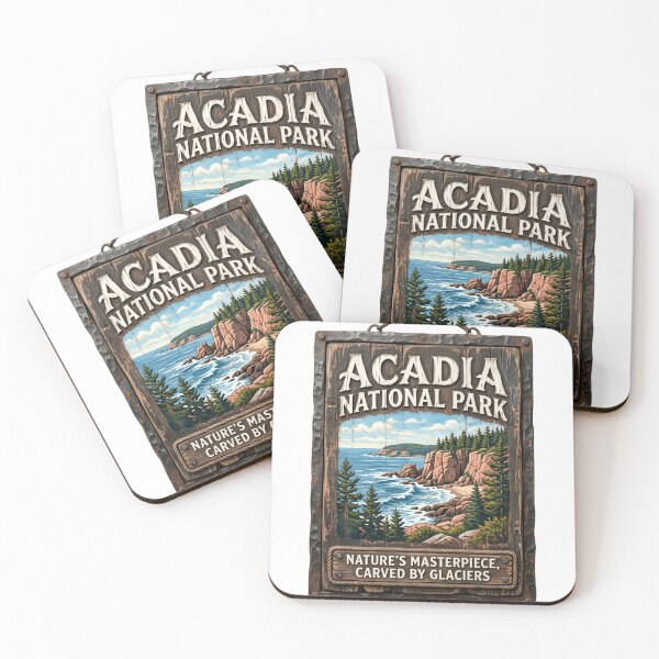Item preview, Acadia National Park Nature's Masterpiece Carved By Glaciers Maine Travel Souvenir designed and sold by Simsimah26Parks.
