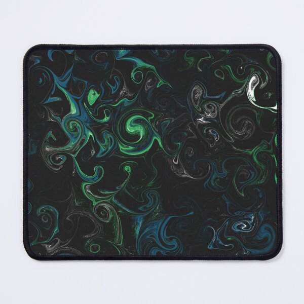 Item preview, Park green swirl designed and sold by foxscribbles.