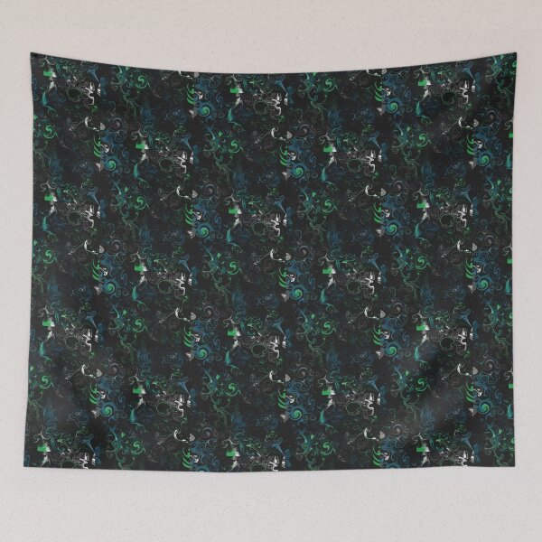 Item preview, Park green swirl designed and sold by foxscribbles.
