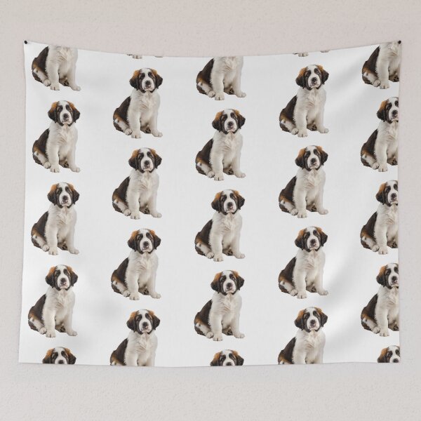 Item preview, Saint Bernard Dog Sticker | Puppy Portrait | Dog Mom Gift 0010 designed and sold by TheTodayTribe.