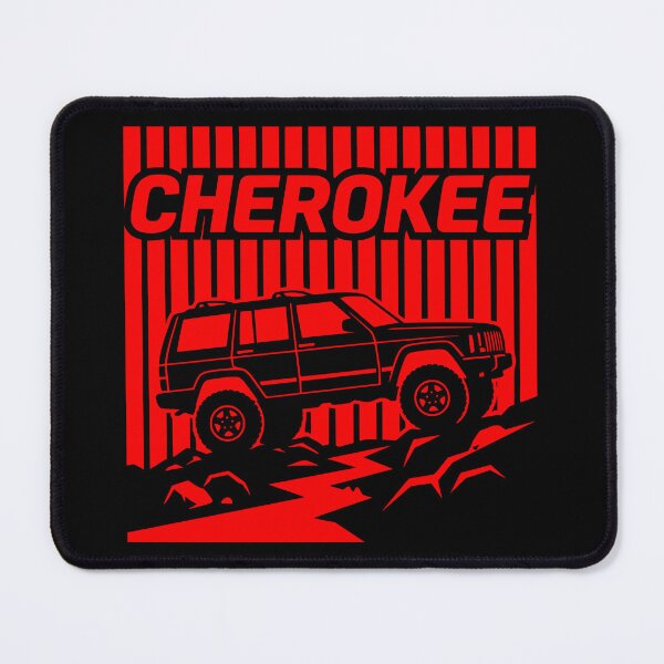 Item preview, Cherokee XJ Retro Red Stripe - Off-Road 4x4 Rock Crawling Graphic designed and sold by Off-Road-Zone.