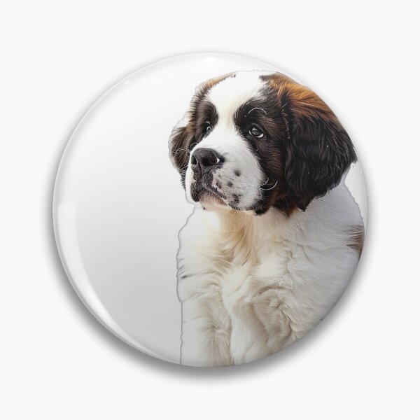 Item preview, Saint Bernard Dog Sticker | Puppy Portrait | Dog Mom Gift 0012 designed and sold by TheTodayTribe.