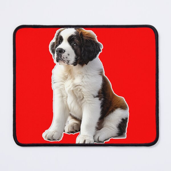 Item preview, Saint Bernard Dog Sticker | Puppy Portrait | Dog Mom Gift 0012 designed and sold by TheTodayTribe.