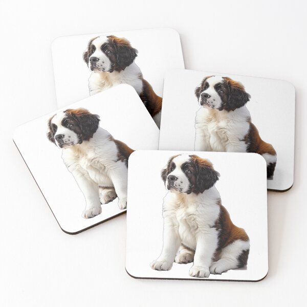 Item preview, Saint Bernard Dog Sticker | Puppy Portrait | Dog Mom Gift 0012 designed and sold by TheTodayTribe.
