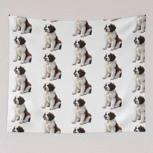 Item preview, Saint Bernard Dog Sticker | Puppy Portrait | Dog Mom Gift 0012 designed and sold by TheTodayTribe.