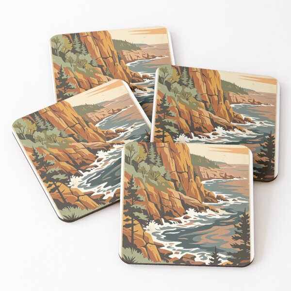 Item preview, Acadia National Park Great Head & Atlantic Ocean National Park Traveler designed and sold by Simsimah26Parks.