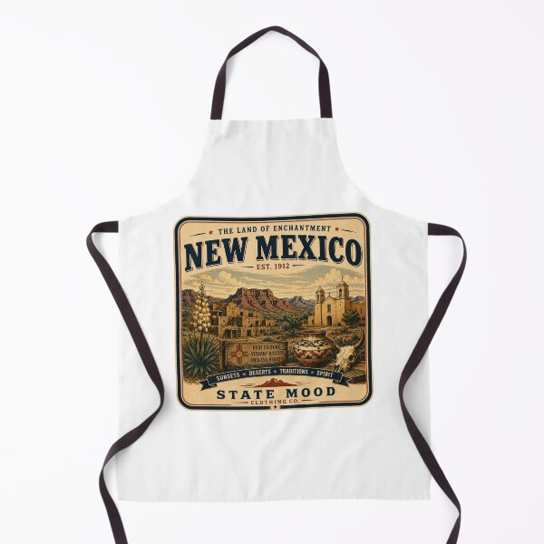 Item preview, New Mexico Land of Enchantment Vintage Southwest Desert Design designed and sold by StateMoodDesigns.