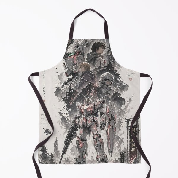 Item preview, RX-0 Unicorn Gundam Anime – Banagher Links Mecha Watercolor Sci-Fi Art  designed and sold by Dyan4.