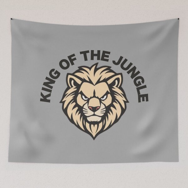 Item preview, King of the Jungle Lion Head designed and sold by pUNKnown.