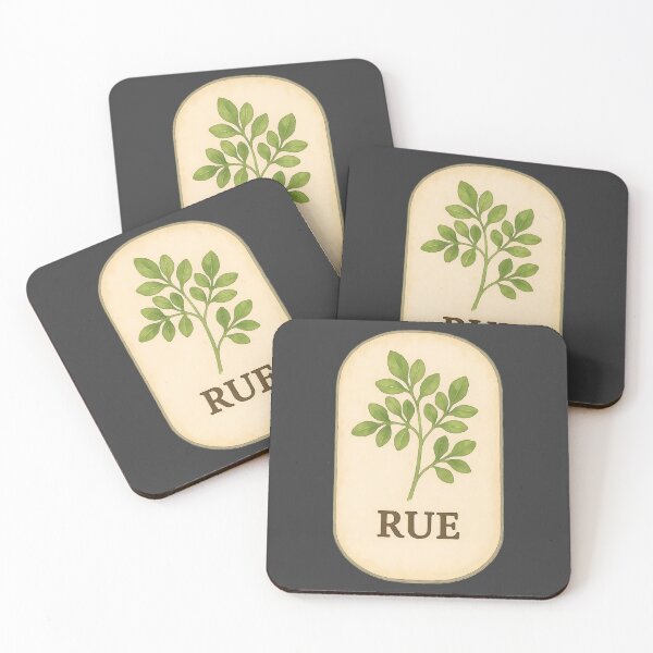 Item preview, Vintage Botanical Herb and Spice Prints: Rue designed and sold by PinUpPizzazz.