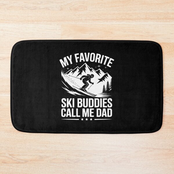 Item preview, My Favorite Ski Buddies Call Me Dad Funny Skiing Dad Retro designed and sold by Zizo-DR44.