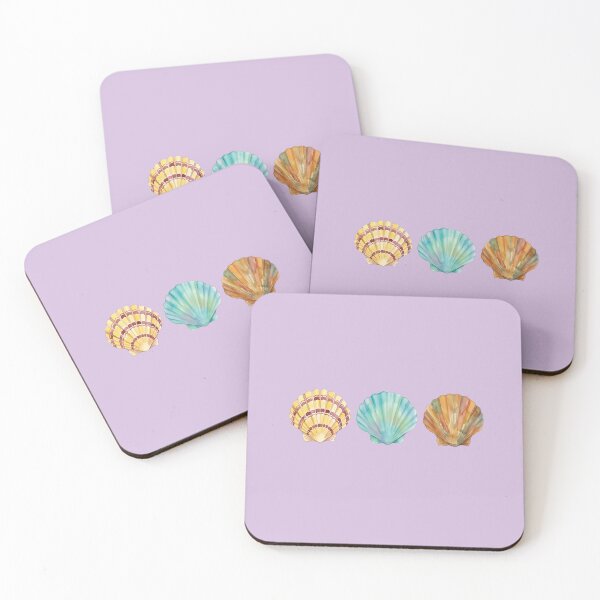 Item preview, Violet Seashell Coastal Minimal Aesthetic designed and sold by Islabonita..