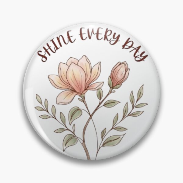 Item preview, Rise and Bloom Shine Every Day Floral Cottagecore Art designed and sold by Northern Glow Art.