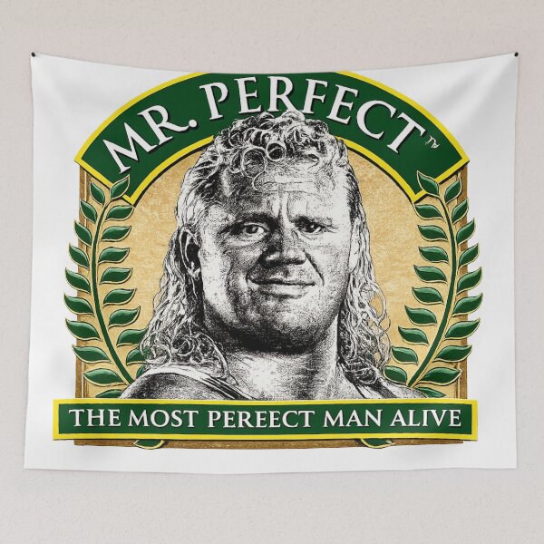 Item preview, Mr. Perfect “The Most Perfect Man Alive” Vintage Wrestling Tribute Graphic Tee designed and sold by The Irish Whip.
