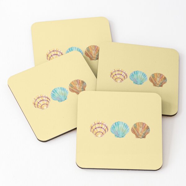 Item preview, Yellow Seashell Coastal Minimal Aesthetic designed and sold by Islabonita..