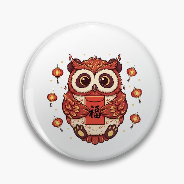 Item preview, Chinese Mandarin streak panda owl 365 days language learner gift designed and sold by language-des.