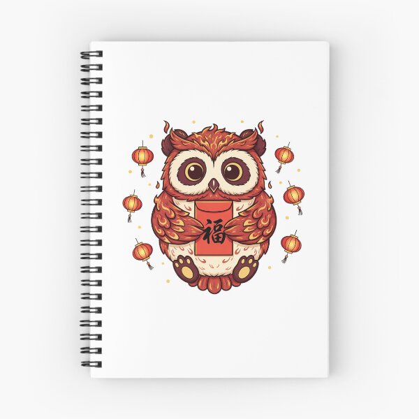 Item preview, Chinese Mandarin streak panda owl 365 days language learner gift designed and sold by language-des.