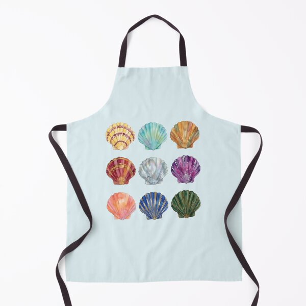 Item preview, Copy of Minimal Seashell Grid Coastal Pattern designed and sold by Islabonita..