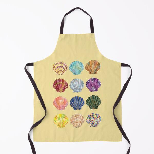 Item preview, Minimal Seashell Grid Coastal Pattern designed and sold by Islabonita..