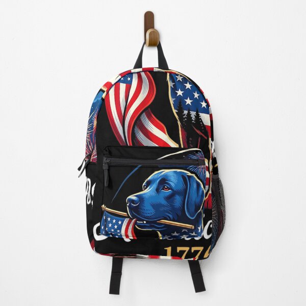 Item preview, labrador retriever america's 250th patriotic dog fireworks designed and sold by CAnastazyshop.