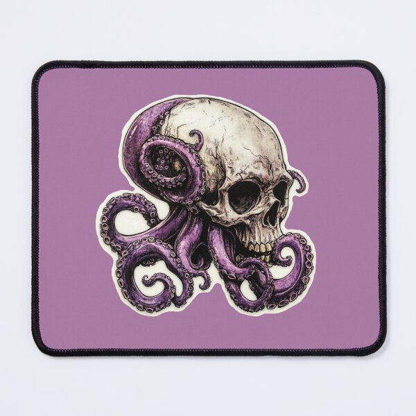 Item preview, octo skull designed and sold by HauntedEmporium.