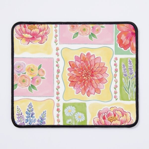 Item preview, Botanical Patchwork Floral Pattern designed and sold by Islabonita..