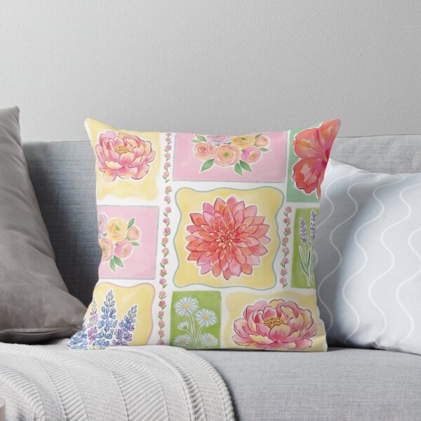 Item preview, Botanical Patchwork Floral Pattern designed and sold by Islabonita..