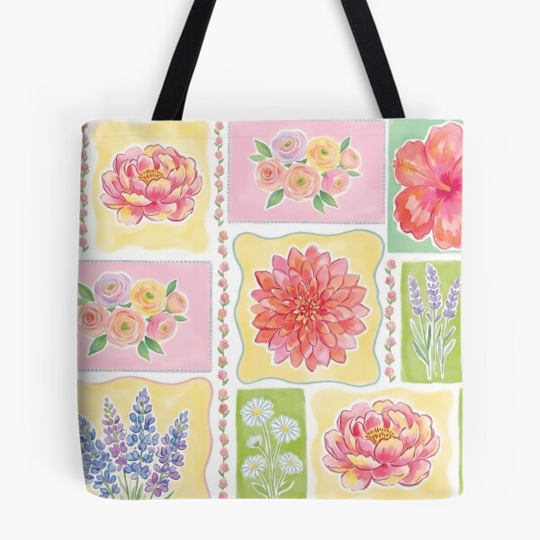 Item preview, Botanical Patchwork Floral Pattern designed and sold by Islabonita..
