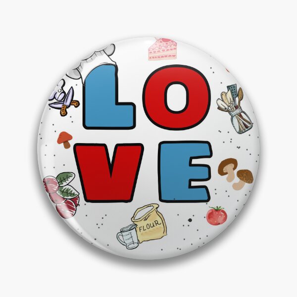 Item preview, Cute Culinary Love Food Illustration Art designed and sold by FMSeamlessArt.
