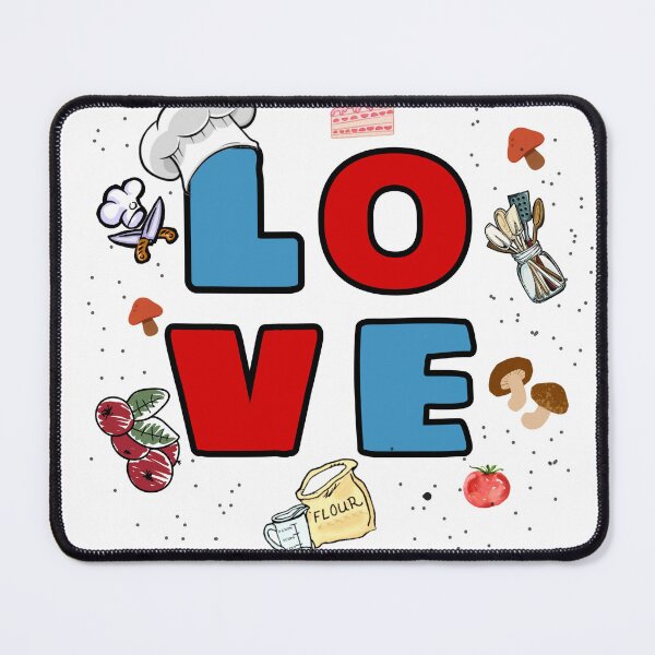 Item preview, Cute Culinary Love Food Illustration Art designed and sold by FMSeamlessArt.