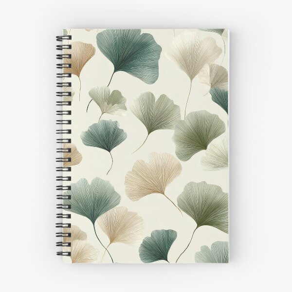 Item preview, Seamless Ginkgo leaves pattern - minimalist design sage beige wallpaper background designed and sold by AmoebaPress.
