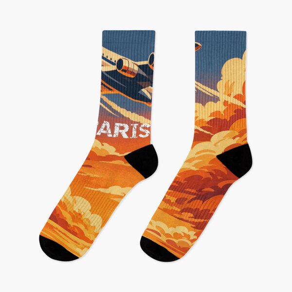 Item preview, Pan Am Paris Sunrise - Vintage Aviation Travel designed and sold by Retro Mood Co.