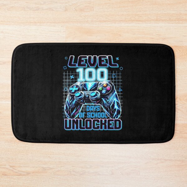 Item preview, Level 100 Days of School Unlocked Neon Gamer Achievement designed and sold by FGTV2021.