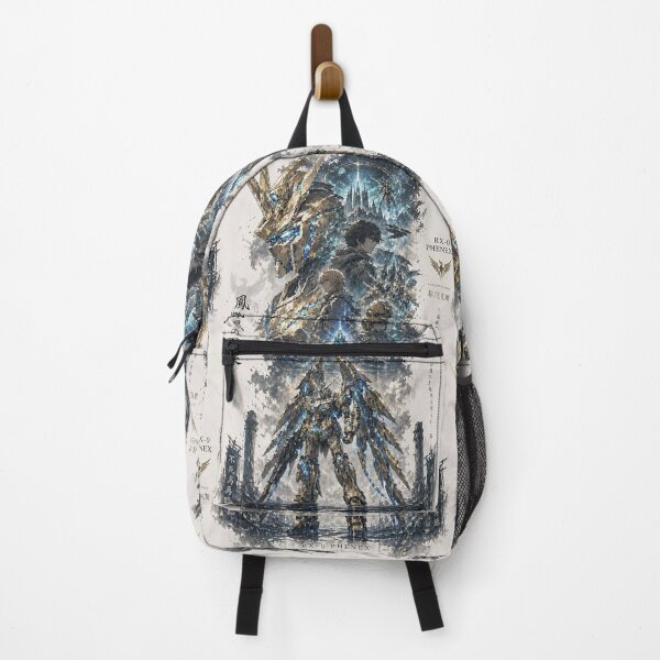 Item preview, RX-0 Phenex Unicorn Gundam – Mobile Suit Gundam NT Golden Mecha Anime Art designed and sold by Dyan4.