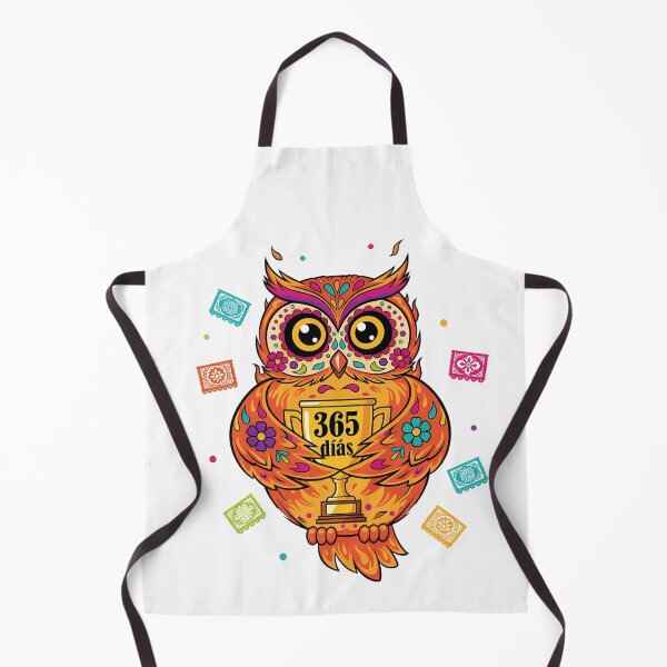 Item preview, Spanish language streak owl 365 days papel picado learner gift designed and sold by language-des.