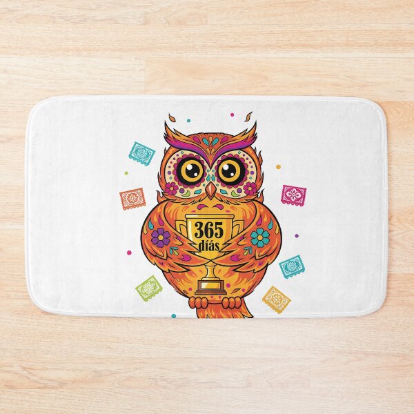 Item preview, Spanish language streak owl 365 days papel picado learner gift designed and sold by language-des.