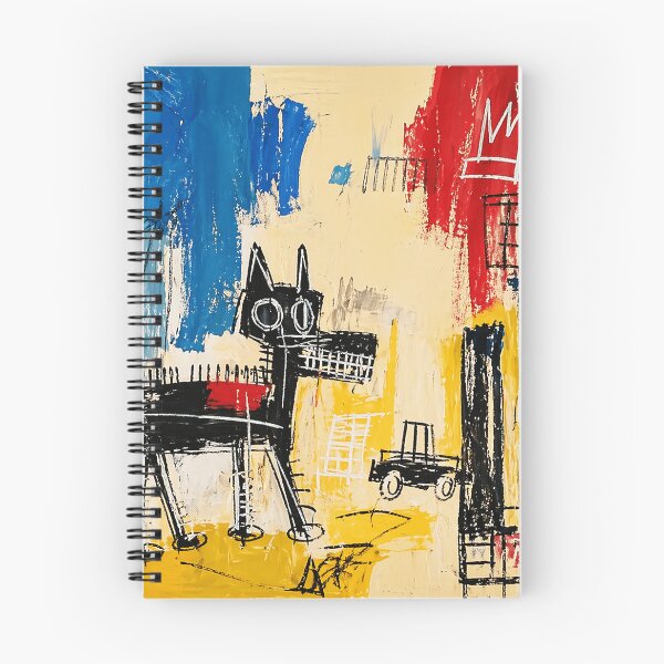 Item preview, Abstract Crowned Street Dog in Raw Expressionist Color Blocks designed and sold by Modaozushi216.