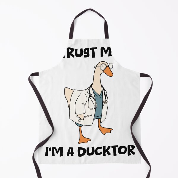 Item preview, Funny Duck Doctor Design – “Ducktor” Cartoon Medical Humor designed and sold by rich4Design.