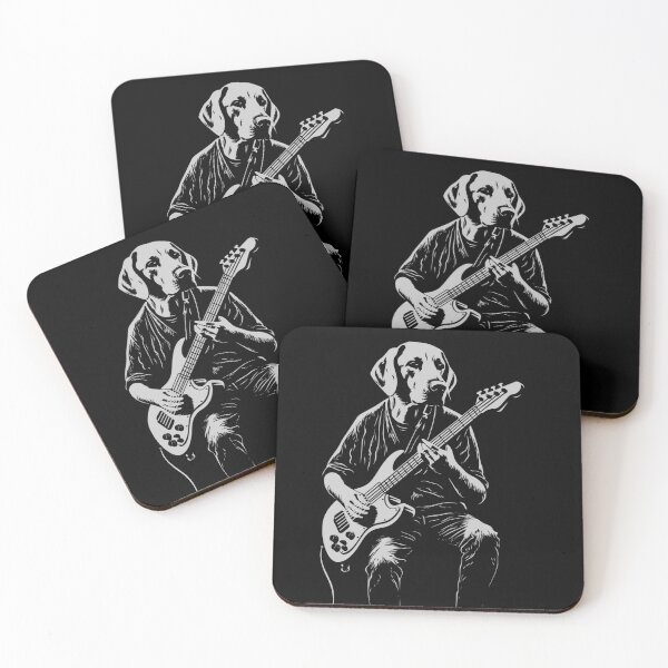 Item preview, Funny White Labrador Guitarist Bass Guitar Mom Dad Kids designed and sold by rafaeltto.