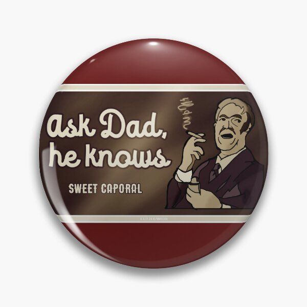 Item preview, Ask Dad Sepia designed and sold by Normbot2000.