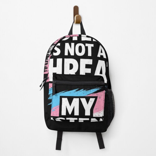 Item preview, My Existence Is Not A Threat Transgender Pride Flag designed and sold by RedVista.
