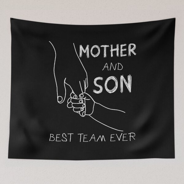 Item preview, Mother and Son Line Art Family Quote With Minimal Hand Drawing designed and sold by zamiokaline.