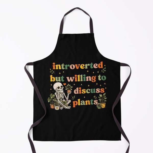 Item preview, Introverted But Willing To Discuss Plants Skeleton designed and sold by D-F-R-K.