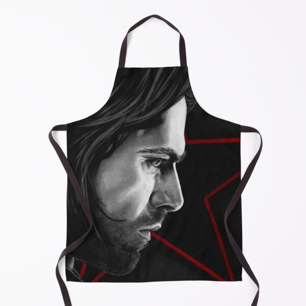 Item preview, Bucky Barnes the Winter Soldier charcoal drawing designed and sold by Jenvonlee.