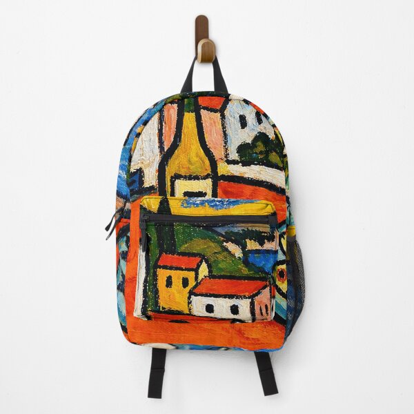 Item preview, Colorful Mediterranean Coastal Dinner Scene With Sailboats And Village View designed and sold by Modaozushi216.