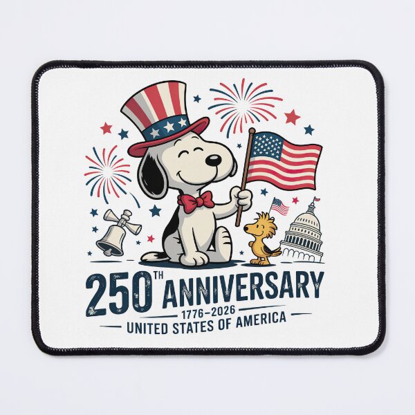 Item preview, Snoopy 4Th Of July, 250Th Anniversary Of America designed and sold by graphic-genie.