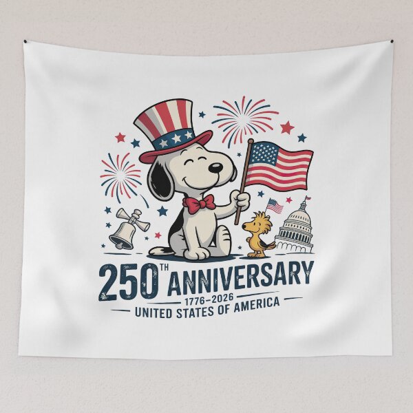 Item preview, Snoopy 4Th Of July, 250Th Anniversary Of America​ designed and sold by graphic-genie.