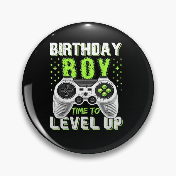 Item preview, Birthday Boy Level Up Retro Gaming Party With Game Controller designed and sold by FGTV2021.