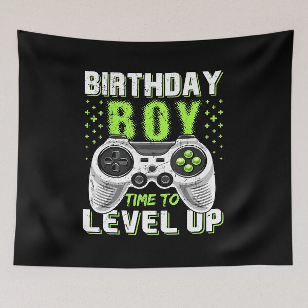 Item preview, Birthday Boy Level Up Retro Gaming Party With Game Controller designed and sold by FGTV2021.